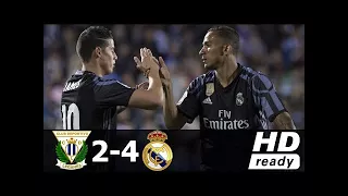 Leganes vs Real Madrid 2-4 - All Goals & Extended Highlights - La Liga 05/04/2017 HD