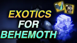 BEST Exotics For Behemoth | NEW Stasis Titan Abilities | NEW Stasis Customization