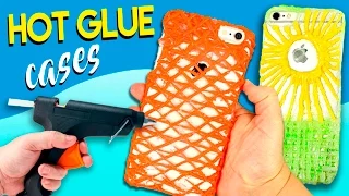 Hot GLUE CASES * DIY home made CELL PHONE case with SILICON