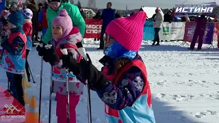 Александр Большунов открыл соревнования для юных спортсменов! #большунов  #лыжи #спорт