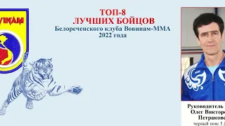 Топ 8 клуба Вовинам-ММА 2022