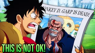 Bad News For Luffy! Monkey D Garp Defeated, Why He is Choosing To Die Against Blackbeard (One Piece)