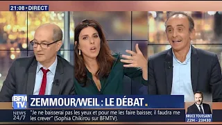 Zemmour et Weil débat entier ce 23oct2018 (Live Video)