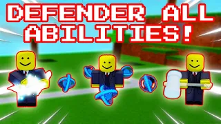 ALL DEFENDER MASTERY ABILITIES! | Ability Wars