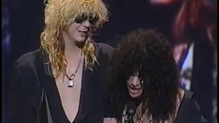 Guns 'n' Roses - Award Acceptance - American Music Awards 1990