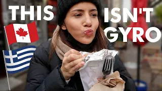 British Greek tries Greek food in Canada for the first time!