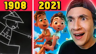 A INCRÍVEL EVOLUÇÃO DAS ANIMAÇÕES! (1908 ATÉ 2021)