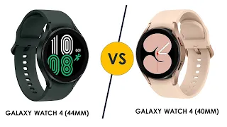 Samsung Galaxy Watch 4 (40mm) vs (44mm)  - Compare the differences