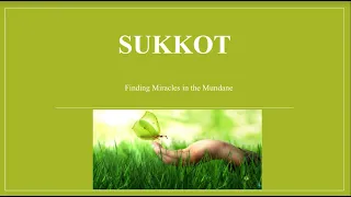 "Sukkot Service"  (September 30 , 2023)