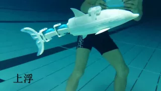 A robotic fish like a real dolphin