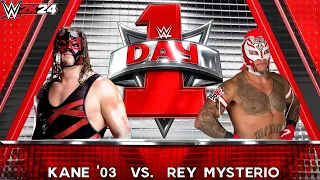 Full Match - Kane '03 vs Rey Mysterio: Day 1|WWE 2K24