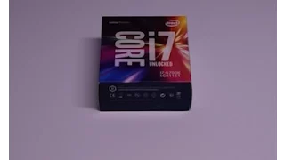 Core i7 6700k Skylake Unboxing and Overview