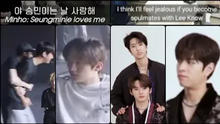 2min lee know seungmin jealous moments // skz