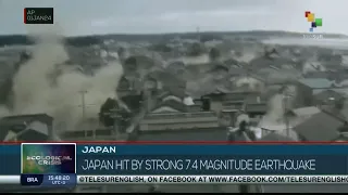 Japan hit by strong 7.4 magnitude earthquake