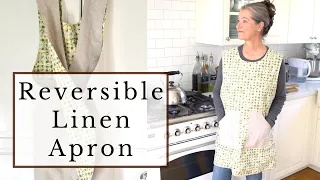 How to Sew a Reversible Apron | Full Tutorial