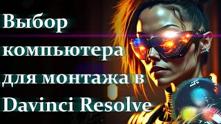 Выбор компьютера для монтажа в Davinci Resolve 18