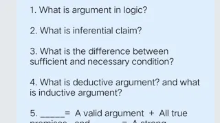 Freshman Logic problems chapter 2 Logic Concept