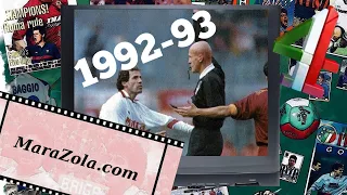 Channel 4 Football Italia Live 1992-93_Roma v Milan_Peter Brackley