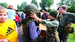 При поддержки Кинокомпании Союз Маринс Групп, прошла ежегодная смена лагеря "хочу стать морпехом"