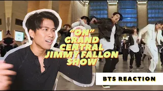 Performer React to BTS "ON" Grand Central Jimmy Fallon Show [방탄소년단]
