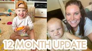 THEO'S 12 MONTH BABY UPDATE | Sarah Brithinee