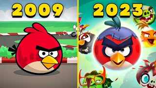 Evolution of Angry Birds Games 2009-2023