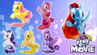 My Little Pony The Movie Seapony Fluttershy Pinkie Pie Rainbow Dash