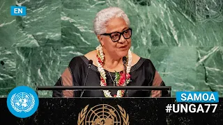 🇼🇸 Samoa - Prime Minister Addresses United Nations General Debate, 77th Session (English) | #UNGA