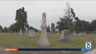 Family devastated after vandals destroy gravesites at San Bernardino cemetery