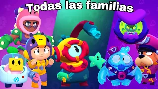 Todas las familias de brawl stars 2023🌟