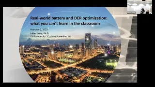Real-world Battery and DER Optimization | Julian Lamy | Smart Grid Seminar