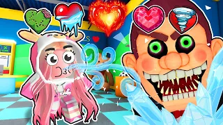 SERU!! MOMON LAWAN MR FUNNY ESCAPE PAKAI CUSTOM HEART ft @bangjblox