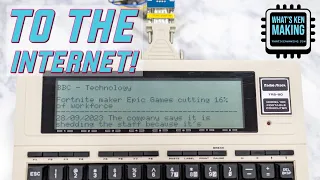 Going Online with the Tandy Model 100 #septandy