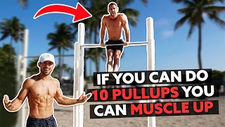 Teaching My Friend How To Muscle Up in 5 Minutes (full tutorial)