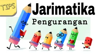 MUDAH DAN SUPER CEPAT BERHITUNG PENGURANGAN DENGAN "JARI" ! ANAK JADI JAGO MATEMATIKA. || JARIMATIKA