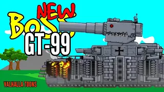 How To Draw Cartoon Tank GT-99 | Valhalla Toons - Cartoons About Tanks