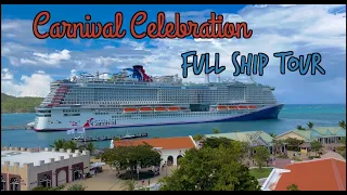 Carnival Celebration Full Ship Tour - 4K GoPro Walking Tour