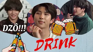 BTS funny moments - When BTS drink...