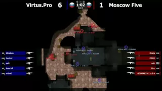 Virtus pro vs MoscowFive @de_nuke