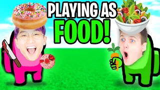 Can We Beat AMONG US But We're FOOD!? (FUNNY NEW CUSTOM SKINS!)