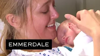 Emmerdale - Rebecca Gives Birth to a Baby Boy!