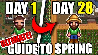 Ultimate Stardew Valley Guide for Spring |Pre 1.6|