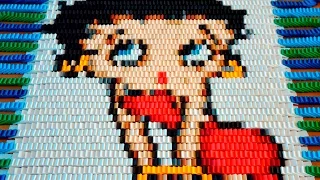 Cartoon Characters in Dominoes | 30,000 Dominoes