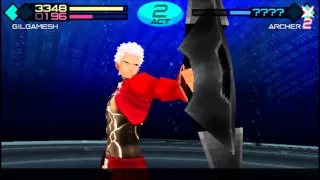 Fate Extra CCC: Gilgamesh Vs FSN Archer(EMIYA)