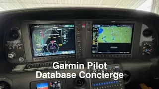 Garmin Pilot Database Concierge Update Procedure