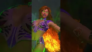 Starfire VS Poison IVY #shorts #short #shortvideo #shortsvideoviral