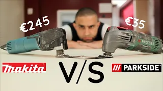Makita vs Parkside Multitool who is better? We're going to test it
