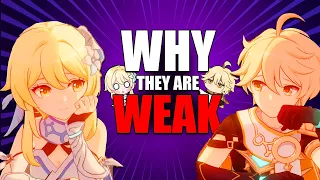 Why Travelers Are Weak & Why No One Use Them - EXPLAINED [ Genshin Impact ]