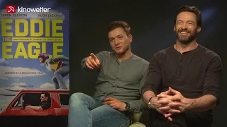 Interview Taron Egerton & Hugh Jackman EDDIE THE EAGLE