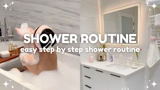 easy guide to a perfect shower routine 🚿 shower step-by-step + tips